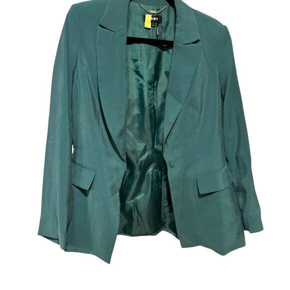 DKNY Teal Blazer - Picture 10 of 15